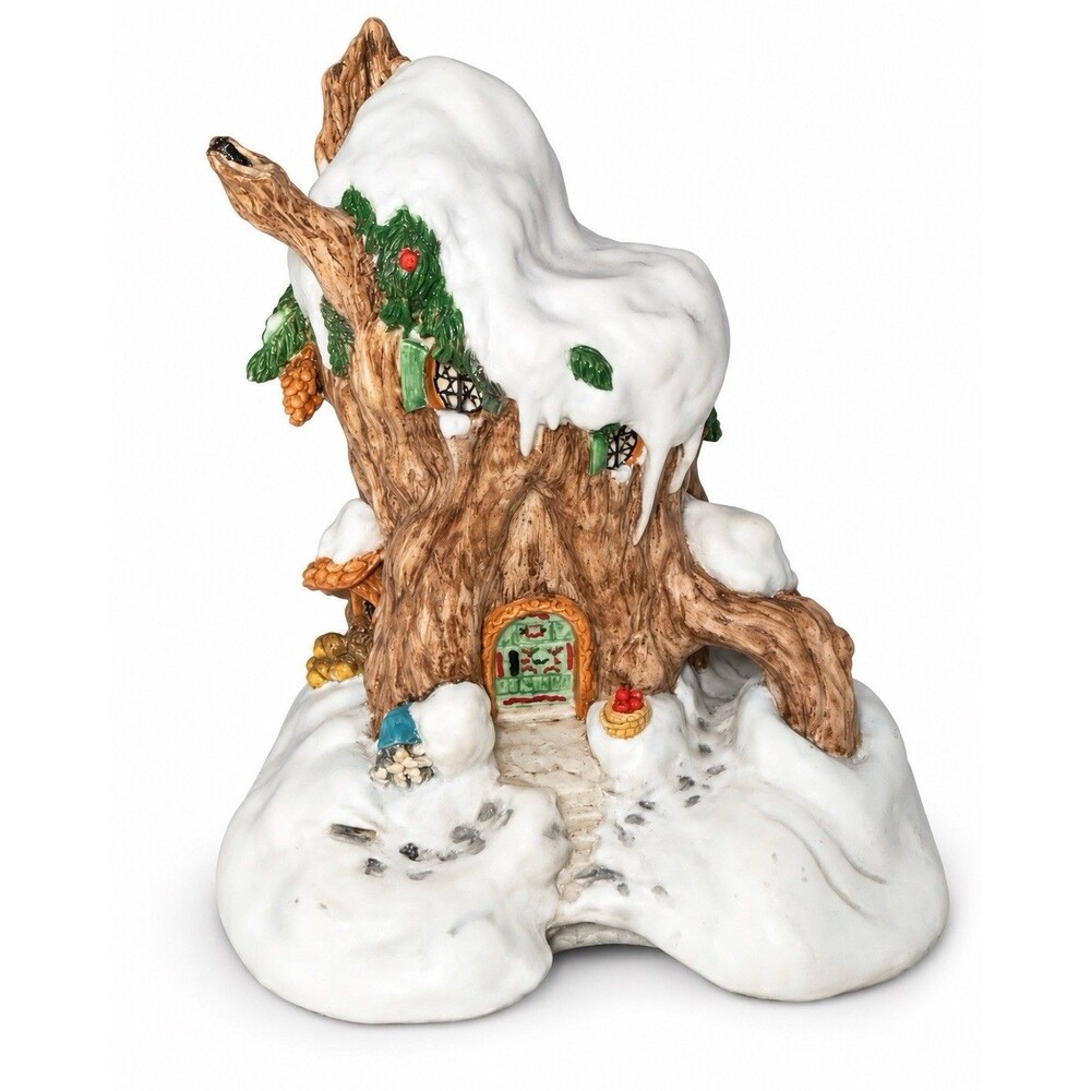 Schmid David Wenzel Hidden Kingdom Kringle Hollow Tree House Fairycore Christmas